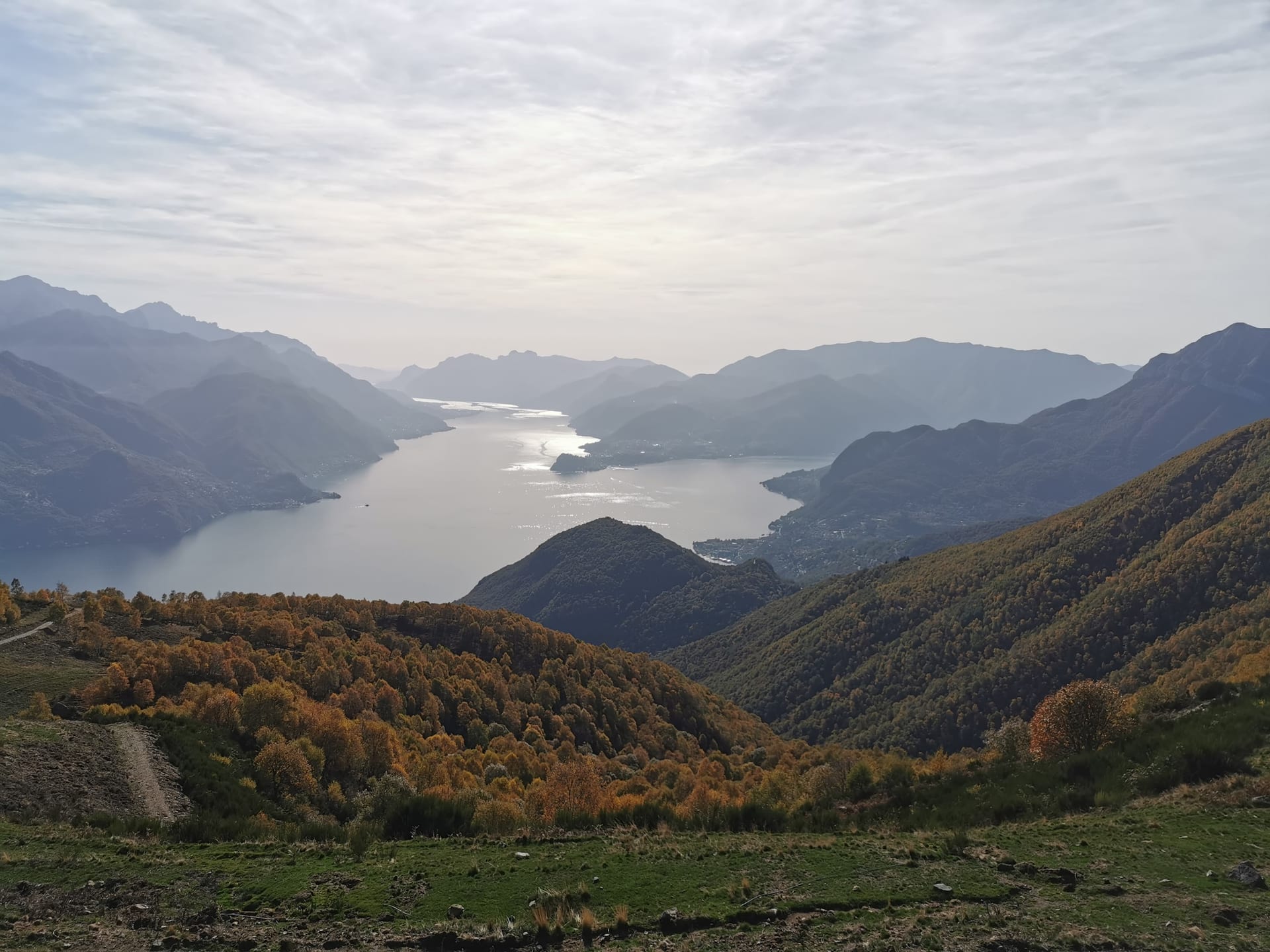 Vista del Lago di Como e dei borghi vicino a Menaggio - Residence Celeste Tremezzina